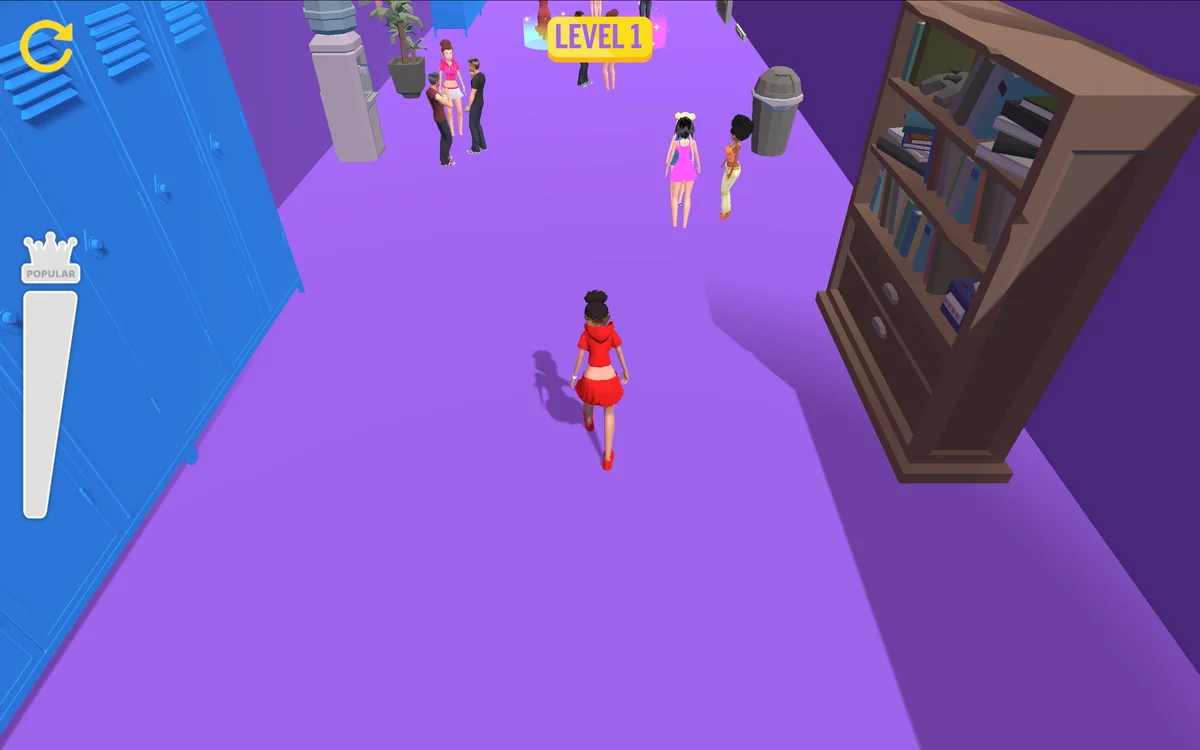 Beauty Queen fashion atelier wardrobe selection screen