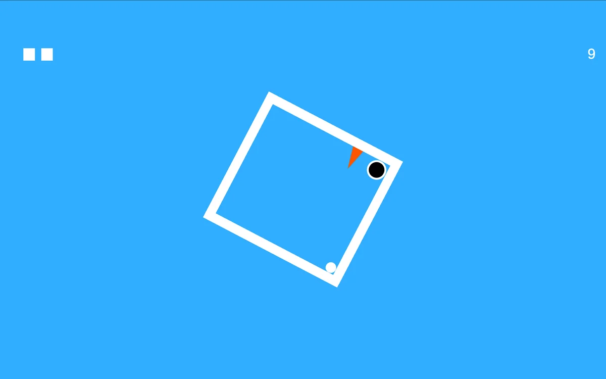 Level Rotator platform tilting to steer rolling ball