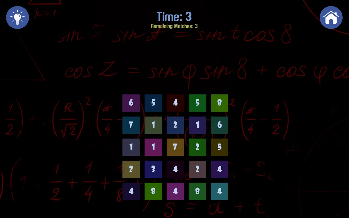 Make It 9 board state showing merged high-value tiles