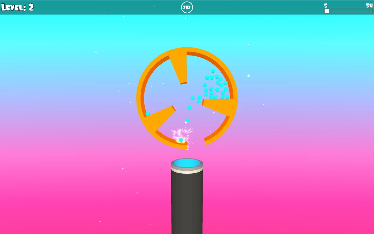 Maze Rotator ball dropping toward central core